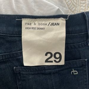 Brand new, tags on! RAG & Bone dark high rise skinny jeans!